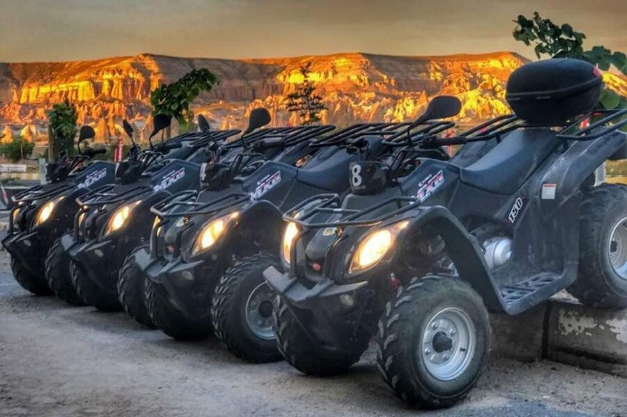 Cappadocia: Atv Quad Tour - The pre-ride safety briefing and practice session