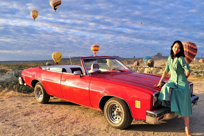 Cappadocia Classic Car Experince Sunrise, Sunset & Daytime Tour - Stop 1: Love and Rose Valleys for fairy chimneys and red rock views