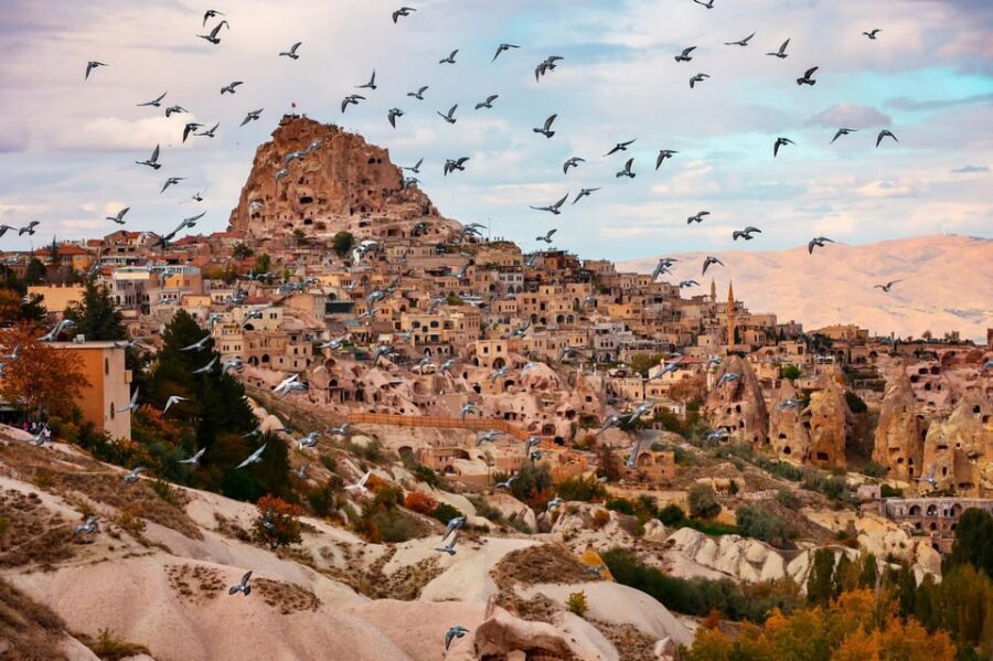 Cappadocia: Full Day Red Tour With Lunch & Ticket - Carpet cooperative stop: craft watching without the hard sell angle