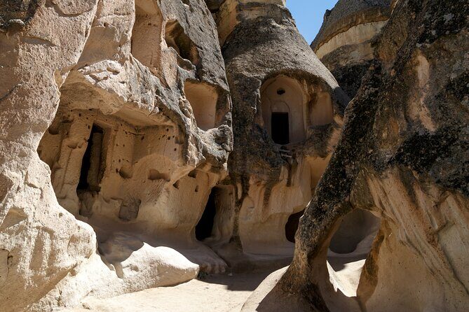 Cappadocia Full Day Red Tour With Museum tickets,Lunch,Guide - Uçhisar Castle caves and pigeon houses: your first “wow” moment