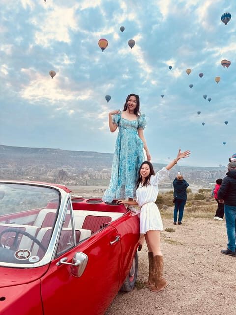 Cappadocia: Hot Air Balloon Watching Tour with Classic Car - Love Valley: Your First Big Photo Stop and Sunrise Moment