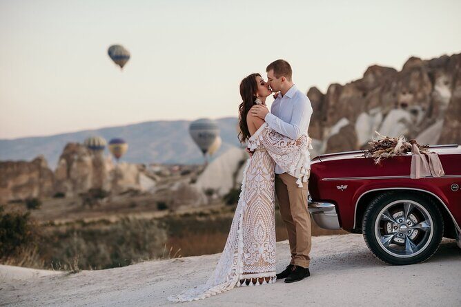 Cappadocia Photo Shoot - The Flying Dress and Classic Car Styling: Plan Like a Pro
