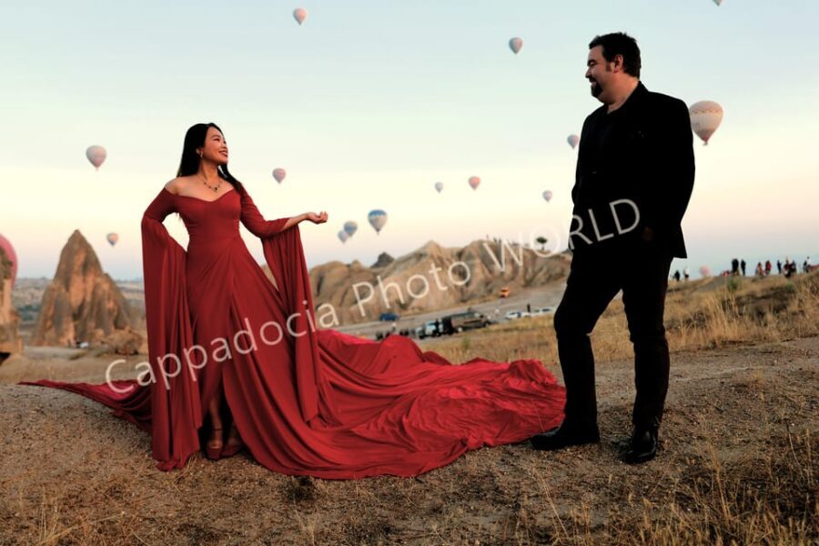 Cappadocia Photoshoot with Flying Dress - A 2-Hour Cappadocia Fairy-Chimney Shoot That Feels Like a Film Scene