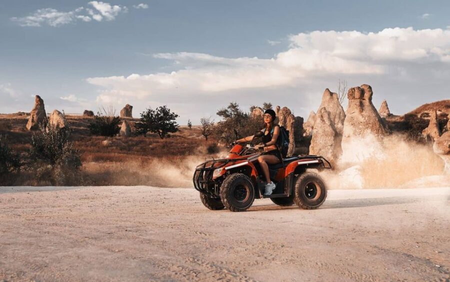 Cappadocia: Sunset Quad Bike Tour - The Route: Sword Valley to White, Love, and Red Valleys