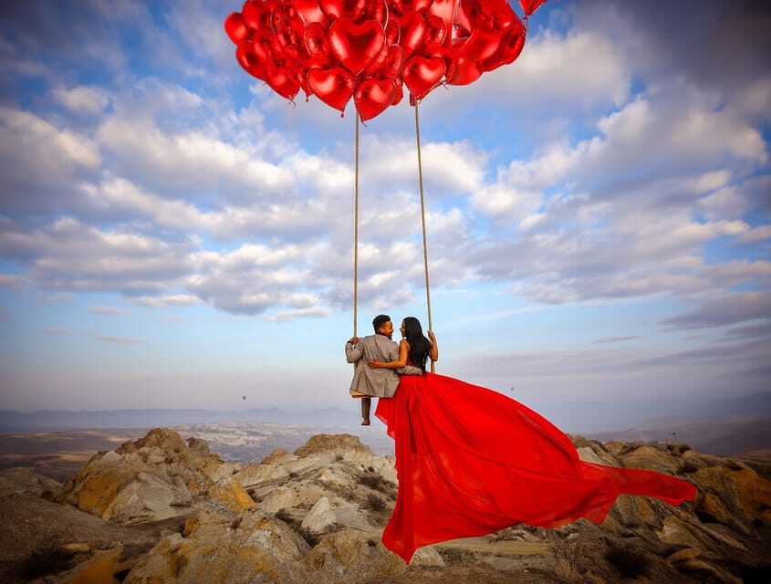 Cappadocia: Taking photo with Swing at hot air balloon view - Sunrise Crane Swing Over Cappadocia’s Balloon Views