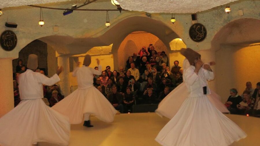Cappadocia Turkish Night Show with Dinner and Drinks - The Show Order: Whirling Dervishes, Folk Wedding Dances, Belly Dance, and More