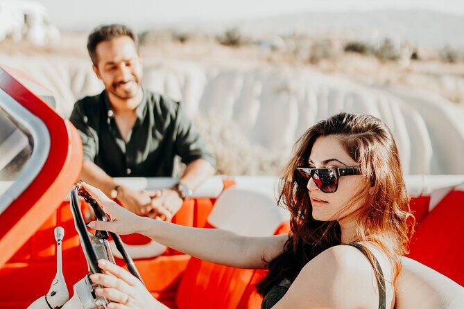 Classic Car Tour in Cappadocia Sunrise/Sunset - Sunrise Tour: Balloon Takeoff Point First, Then Rose Valley and Love Valley