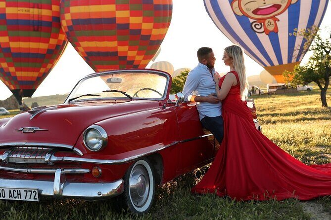 Classic Car Tour in Cappadocia Sunrise/Sunset - Sunset Tour: Love Valley First, Cavuşin Castle View, Then Rose Valley