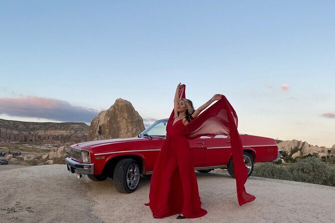 Classic Car Tour in Cappadocia with Local Wine - Love Valley: four picture points and a non-alcoholic champagne party
