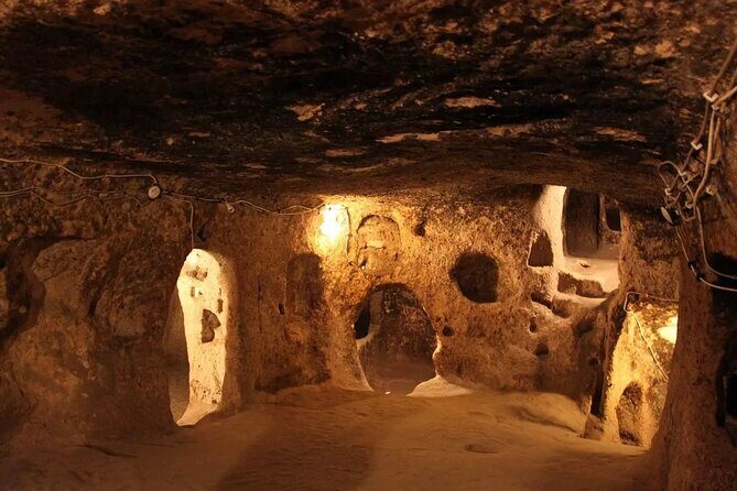 Daily Cappadocia Group Tour with English-Speaking Guide & Car - Stop 3: Özkonak Underground City (Cool Air, Old Rooms)