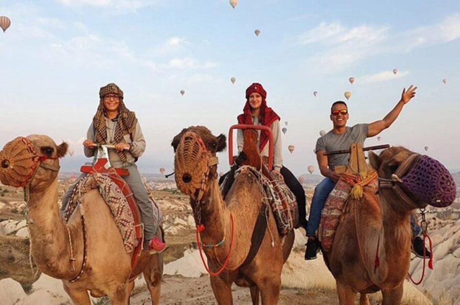 From Cappadocia: Sunrise or Sunset Camel Riding Day Trip - Traditional clothing for the ride: fun, yes, but also practical