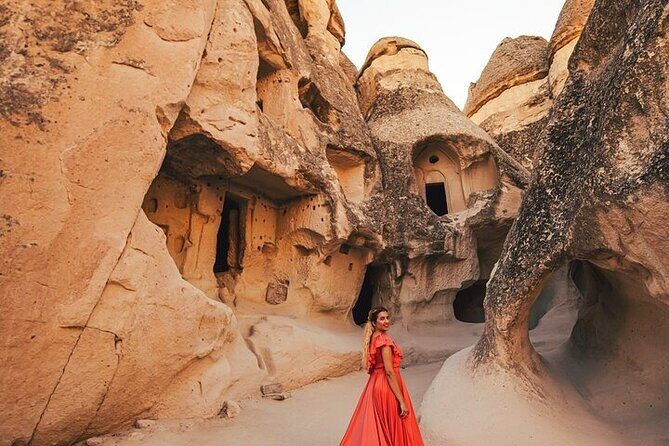 Full day Red Tour in Cappadocia with Lunch - Uchisar viewpoint under the castle: rock formations with a commanding view