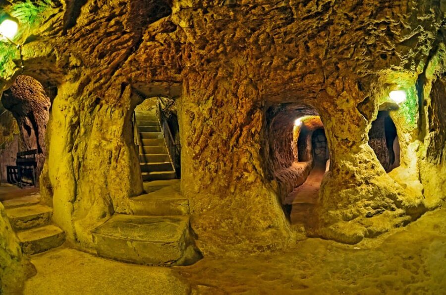Göreme: Cappadocia Green Tour with Underground & Lunch - Kaymaklı Underground City: survival tech you can still feel