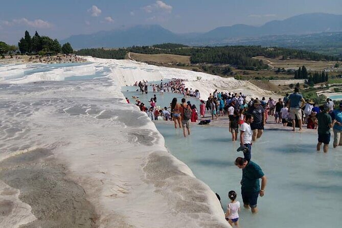Pamukkale Tour from Kusadasi with Hot Air Balloon Flight - Pamukkale hot springs and Cleopatra Pool time: your hands-on portion