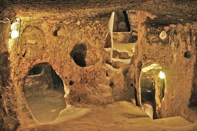 Private, South Cappadocia Day Tour - Underground City - Pigeon Valley viewpoint stop: carved pigeon houses at golden hour-ish speed